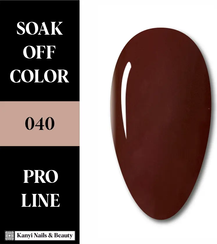 SEMIPERMANENTE 040 10 ML El Bordeaux que Define el Lujo ✨