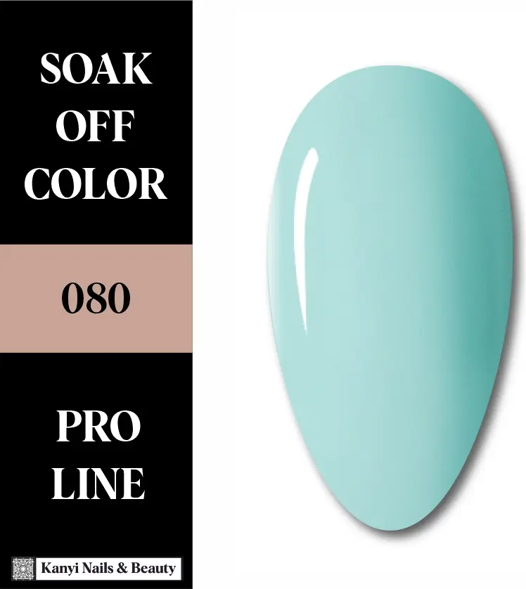 SEMIPERMANENTE 080 10 ML El Turquesa Eléctrico ✨ Gel