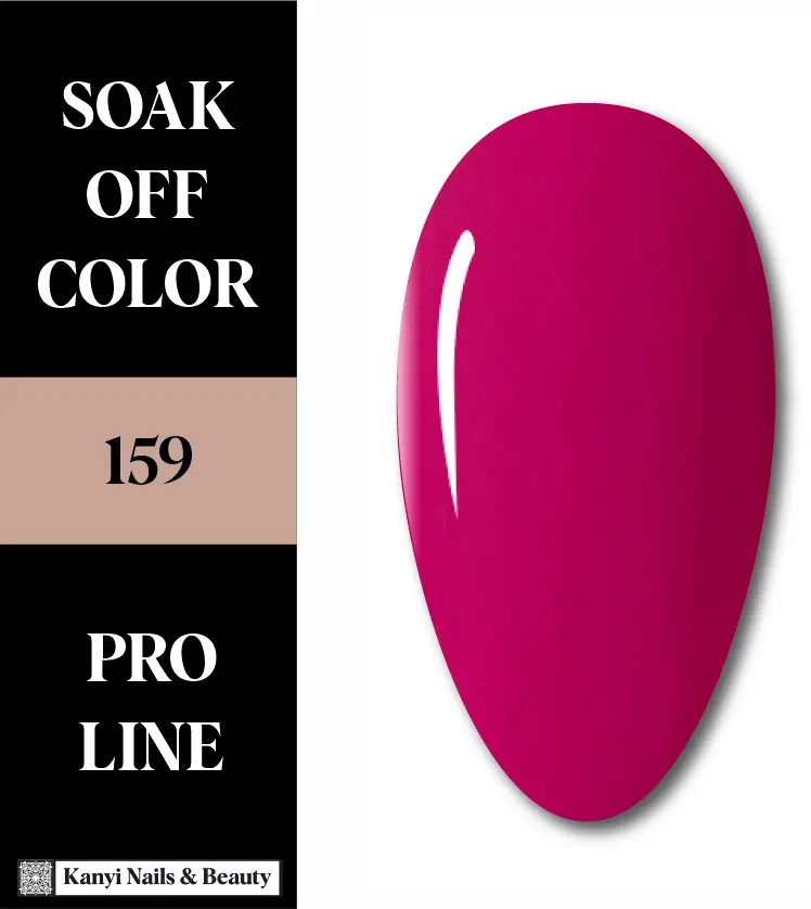 SEMIPERMANENTE 159 10 ML La Elegancia del Berry Profundo ✨ Gel