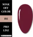 SEMIPERMANENTE 185 10 ML El Borgoña Sombrío de la Alta Costura ✨ Gel