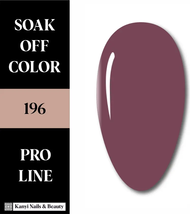 SEMIPERMANENTE 196 10 ML El Ciruela Ahumado de Vanguardia ✨ GEl