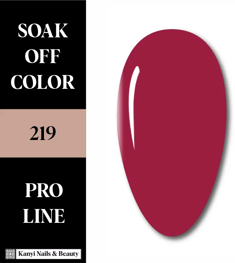 SEMIPERMANENTE 219 10 ML El Berry Profundo Irresistible ✨Gel