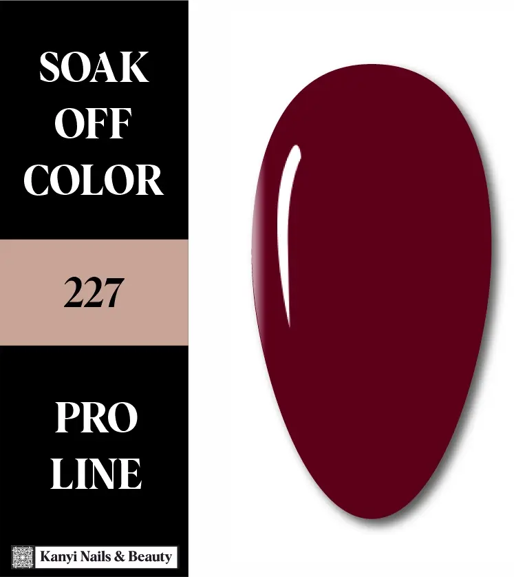 SEMIPERMANENTE 227 10 ML El Borgoña Imperial ✨Gel