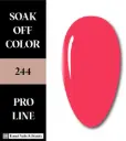 SEMIPERMANENTE 244 10 ML Rosa Vibrante: No Pasarás Desapercibida Gel