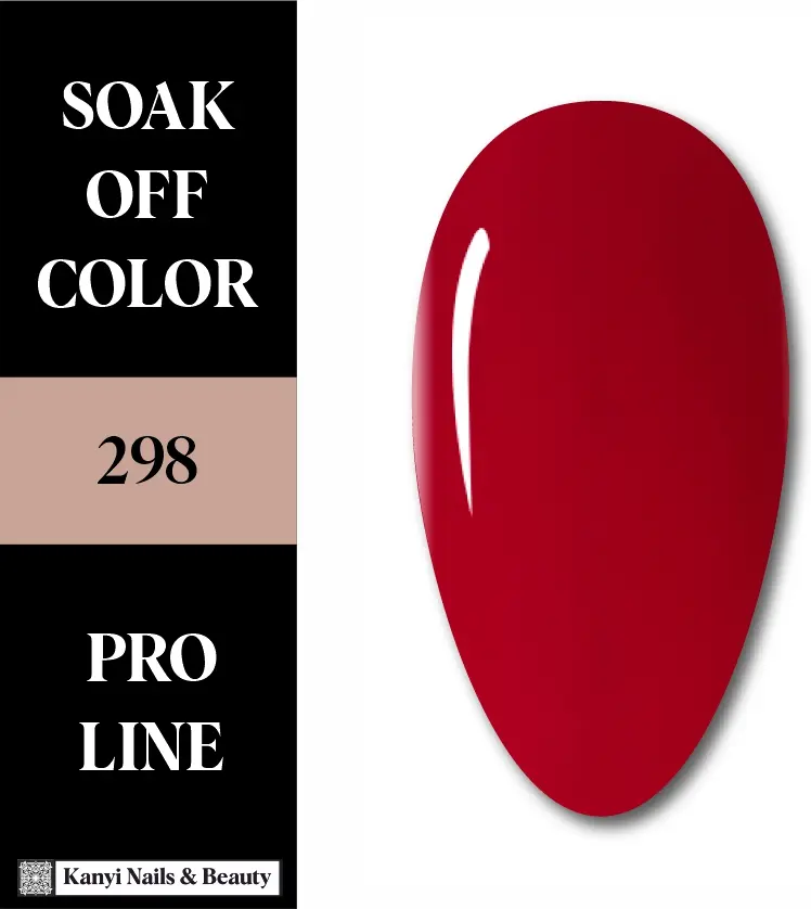 SEMIPERMANENTE 298 10 ML El Borgoña Profundo de Gala ✨Gel