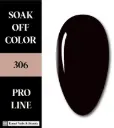 SEMIPERMANENTE 306 10 ML El Negro Onix de Alta Costura ✨Gel