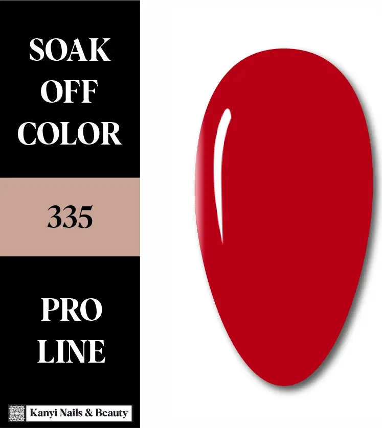 SEMIPERMANENTE 335 10 ML ¡El Rojo que no Puede Faltar!