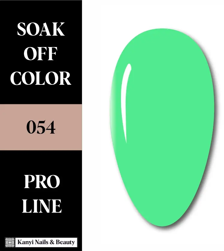 SEMIPERMANENTE 054 10 ML El Frescor del Menta Neón ✨ Gel