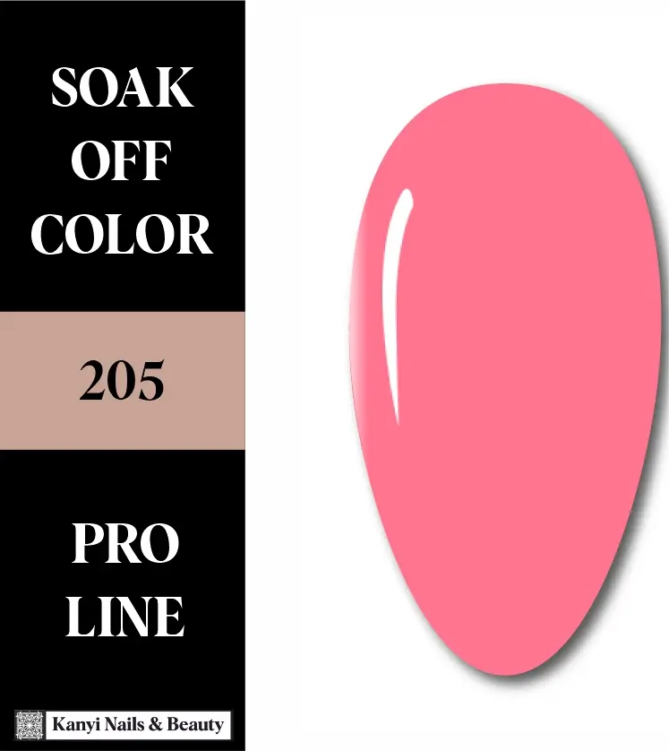 SEMIPERMANENTE 205 10 ML Explosión de Rosa Neón ✨Gel