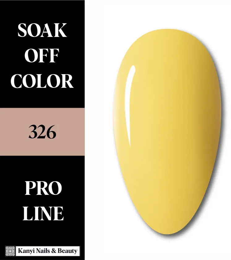 SEMIPERMANENTE 326 10 ML El Amarillo Girasol Radiante ✨Gel