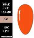 SEMIPERMANENTE 242 10 ML El Coral Mandarina Vibrante ✨Gel