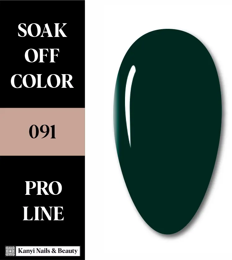 SEMIPERMANENTE 091 10 ML Azul Petróleo de Alta Costura ✨ Gel