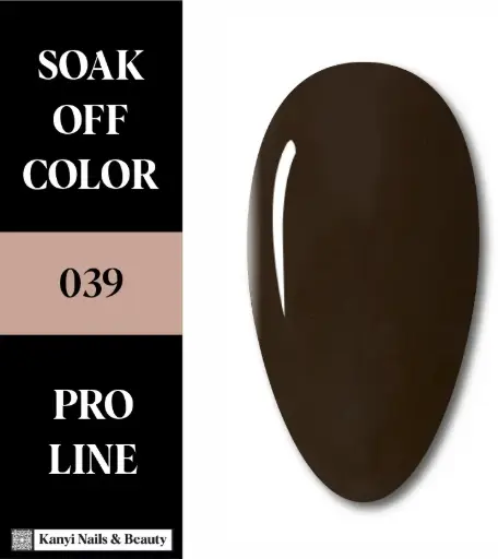 SEMIPERMANENTE 039 10 ML La Intensidad del Chocolate Negro ✨ by Miriam