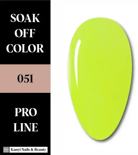 SEMIPERMANENTE 051 10 ML Energía Neón en tus Manos ✨Gel