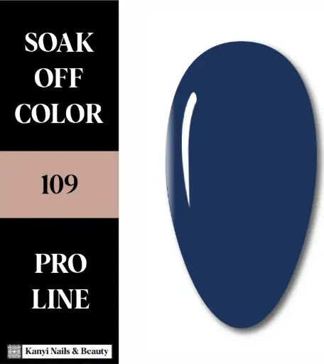 SEMIPERMANENTE 109 10 ML El Poder del Azul Medianoche ✨Gel