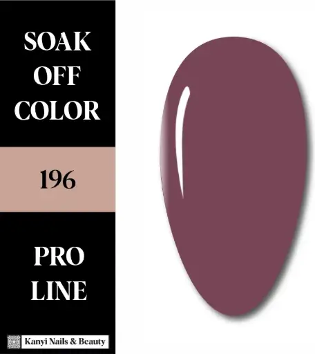 SEMIPERMANENTE 196 10 ML El Ciruela Ahumado de Vanguardia ✨ GEl