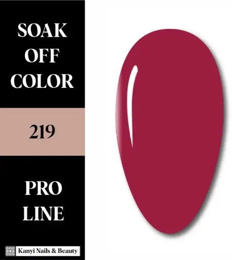 SEMIPERMANENTE 219 10 ML El Berry Profundo Irresistible ✨Gel