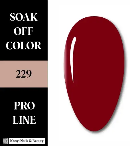 SEMIPERMANENTE 229 10 ML El Rojo Sedán de Elegancia Eterna ✨Gel