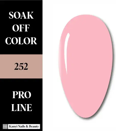 SEMIPERMANENTE 252 10 ML El Rosa Pastel de Ensueño ✨Gel
