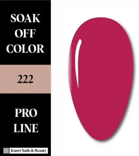 SEMIPERMANENTE 222 10 ML El Magenta Orquídea de Alta Gama ✨Gel