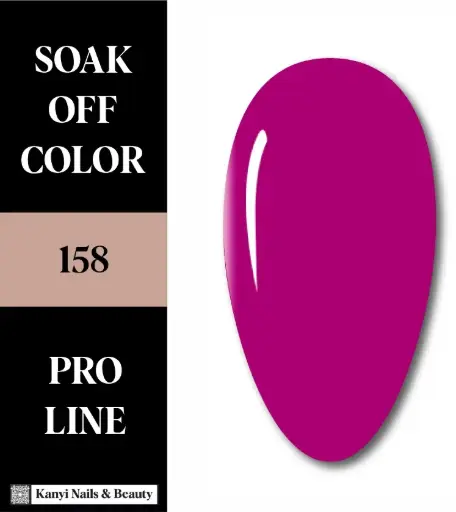 SEMIPERMANENTE 158 10 ML La Intensidad del Magenta Real ✨ Gel