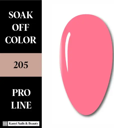 SEMIPERMANENTE 205 10 ML Explosión de Rosa Neón ✨Gel